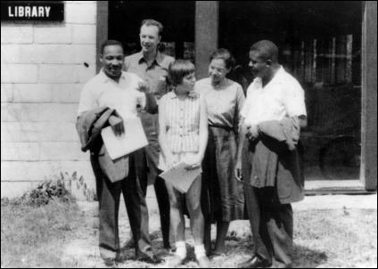 Seeger with Martin Luther King, Charis Horton, Rosa Parks, 